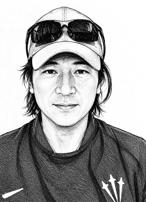 CKPR代表の似顔絵